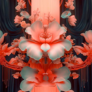 Pyroclastum style, Midjourney V6.1: creative pattern composition