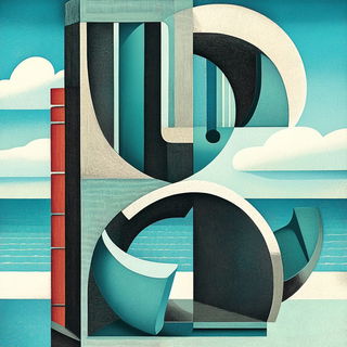 Aorticastellation style, Midjourney V6.1: typographic composition with large letters