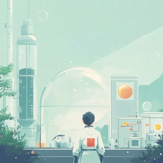 Umbra Transit Studio style, Midjourney V6.1: editorial illustration for popular scientific magazine cover