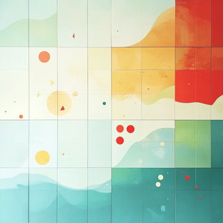 Umbra Transit Studio style, Midjourney V6.1: creative pattern composition