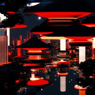 Cliffmaskism style, Midjourney V6.1: megacity with futuristic bioarchitecture