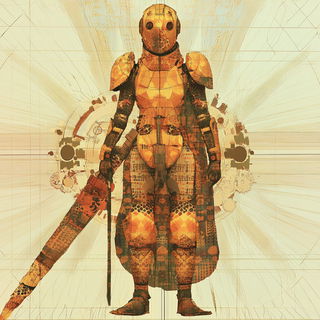 Ornascale style, Midjourney V6.1: concept art character design of retropunk steam knight