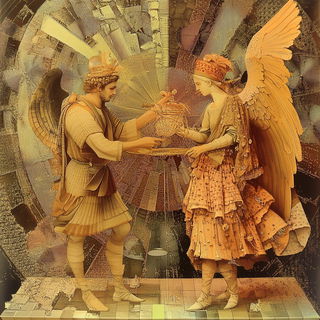 Ornascale style, Midjourney V6.1: classical 18th-century oil painting