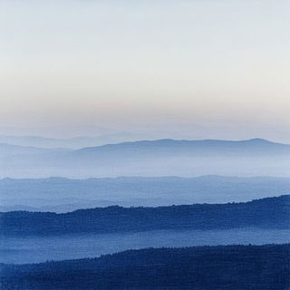Contourpioneer style, Midjourney V6.1: realistic landscape photograph of quiet dawn