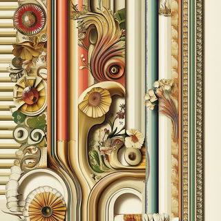 Tenon Eclipse style, Midjourney V6.1: creative pattern composition