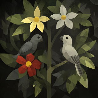 Harborlimn style, Midjourney V6.1: traditional folk art