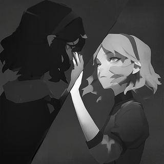 Harborlimn style, Midjourney V6.1: black-and-white manga comic strip