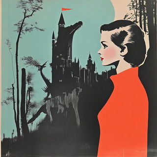 Inkforged Metamanga style, Midjourney V6.1: retro fairy-tale illustration
