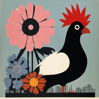 Inkforged Metamanga style, Midjourney V6.1: traditional folk art