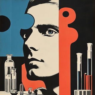 Inkforged Metamanga style, Midjourney V6.1: editorial illustration for popular scientific magazine cover