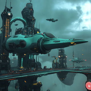 Inkpath Topography style, Midjourney V6.1: cinematic shot from sci-fi movie