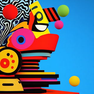 Cosmabazaar style, Midjourney V6.1: abstract 3D render