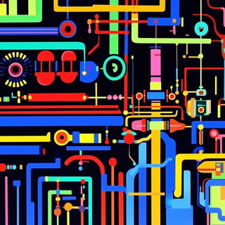 Cosmabazaar style, Midjourney V6.1: technical infrastructure blueprint schematics