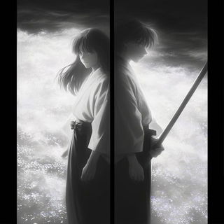 Prismere Ruins style, Midjourney V6.1: black-and-white manga comic strip