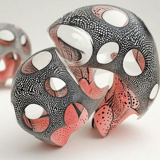 Papercumulus style, Midjourney V6.1: abstract 3D render