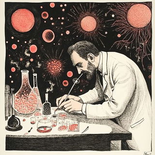 Papercumulus style, Midjourney V6.1: editorial illustration for popular scientific magazine cover