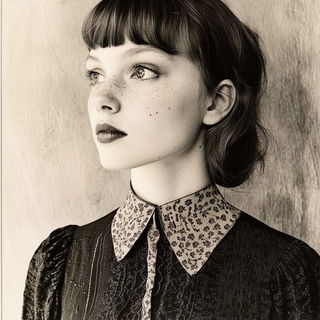 Papercumulus style, Midjourney V6.1: photographic portrait of female protagonist