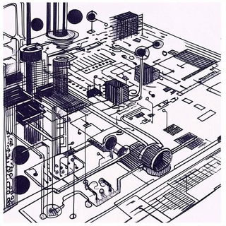 Papercumulus style, Midjourney V6.1: technical infrastructure blueprint schematics