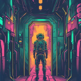 Ring Toss of Reeds style, Midjourney V6.1: cinematic shot from sci-fi movie