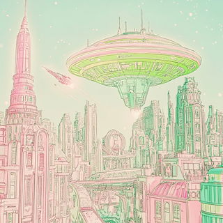 Needleburst style, Midjourney V6.1: cinematic shot from sci-fi movie