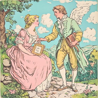 Needleburst style, Midjourney V6.1: classical 18th-century oil painting