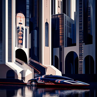 Sunfoil Monument style, Midjourney V6.1: cinematic shot from sci-fi movie