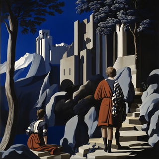 Sunfoil Monument style, Midjourney V6.1: classical 18th-century oil painting
