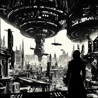 Monsooncrest style, Midjourney V6.1: cinematic shot from sci-fi movie