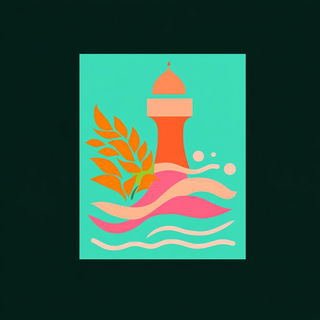 Contourdiagram style, Midjourney V6.1: bold minimalist logo design for Istanbul city municipal services