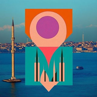 Gildglyph style, Midjourney V6.1: bold minimalist logo design for Istanbul city municipal services