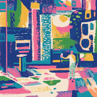 Magicarriage style, Midjourney V6.1: editorial illustration for popular scientific magazine cover