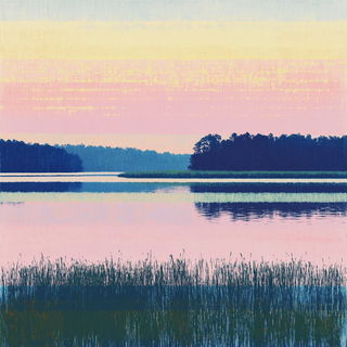 Magicarriage style, Midjourney V6.1: realistic landscape photograph of quiet dawn