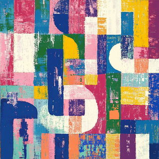 Magicarriage style, Midjourney V6.1: typographic composition with large letters