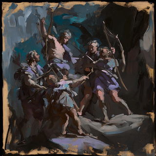 Inkspill Calligraffiti style, Midjourney V6.1: classical 18th-century oil painting