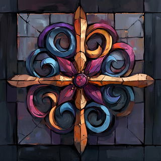 Inkspill Calligraffiti style, Midjourney V6.1: creative pattern composition