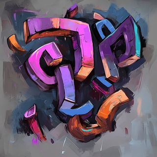 Inkspill Calligraffiti style, Midjourney V6.1: typographic composition with large letters