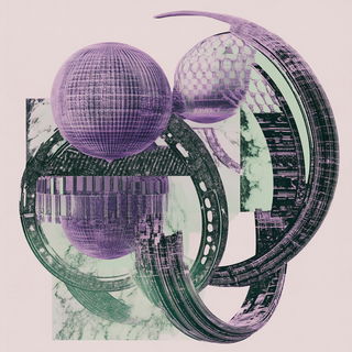 Inkstage Geomancy style, Midjourney V6.1: abstract 3D render