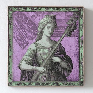 Inkstage Geomancy style, Midjourney V6.1: classical 18th-century oil painting