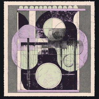 Inkstage Geomancy style, Midjourney V6.1: typographic composition with large letters