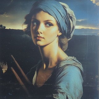 Azurmalachite style, Midjourney V6.1: classical 18th-century oil painting