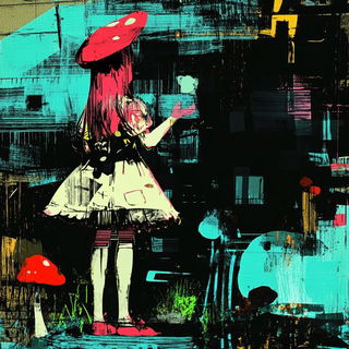Gablemark style, Midjourney V6.1: retro fairy-tale illustration