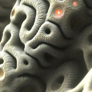 Vernal Escarpment style, Midjourney V6.1: abstract 3D render