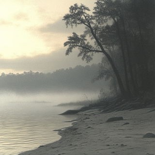 Vernal Escarpment style, Midjourney V6.1: realistic landscape photograph of quiet dawn