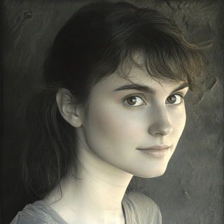 Vernal Escarpment style, Midjourney V6.1: photographic portrait of female protagonist