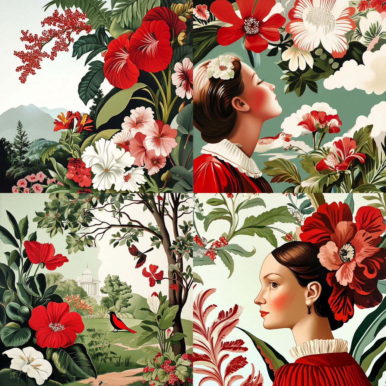 Lunagraphic style, Midjourney V6.1, render 1 of 4