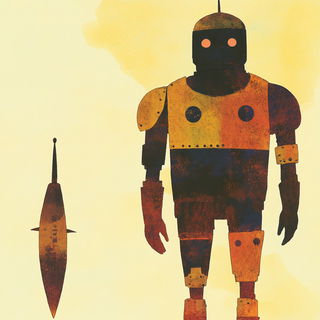 Monolithocrimson style, Midjourney V6.1: concept art character design of retropunk steam knight