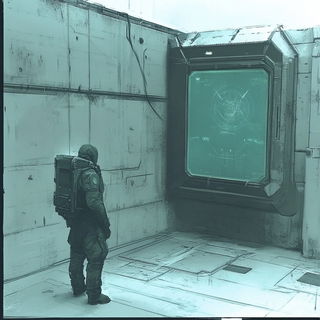Marketmoss style, Midjourney V6.1: cinematic shot from sci-fi movie