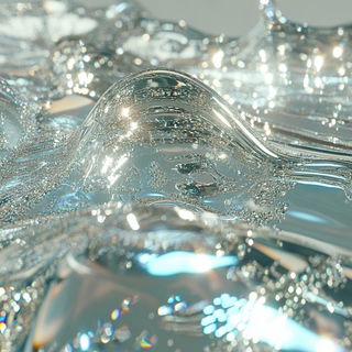 Gildedruin style, Midjourney V6.1: abstract 3D render