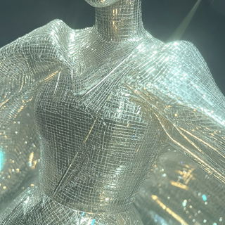 Gildedruin style, Midjourney V6.1: haute-couture fashion outfit