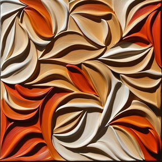 Swirlprint style, Midjourney V6.1: creative pattern composition